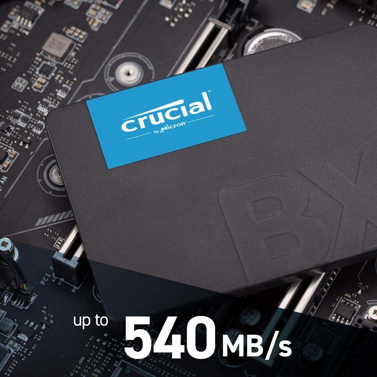 Crucial BX500 2TB 3D NAND SATA 2.5 Inch Internal SSD - Up to 540MB/s