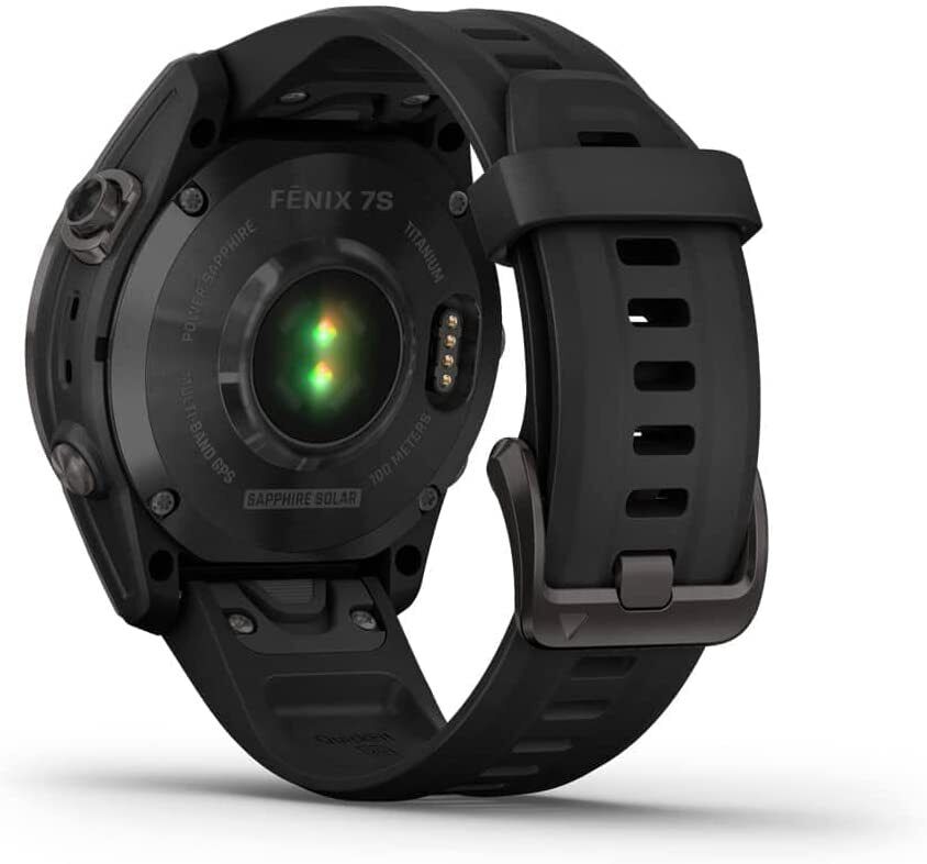 Garmin Fenix 010-02539-25 Fenix 7S Sapphire Solar, Titane Carbon/Games