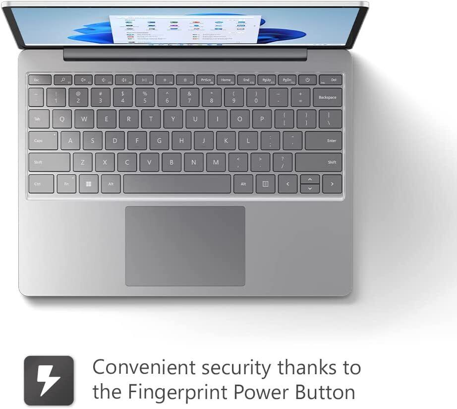 Microsoft Surface Laptop Go 2 Ultra-Thin 12.4” Touchscreen Laptop