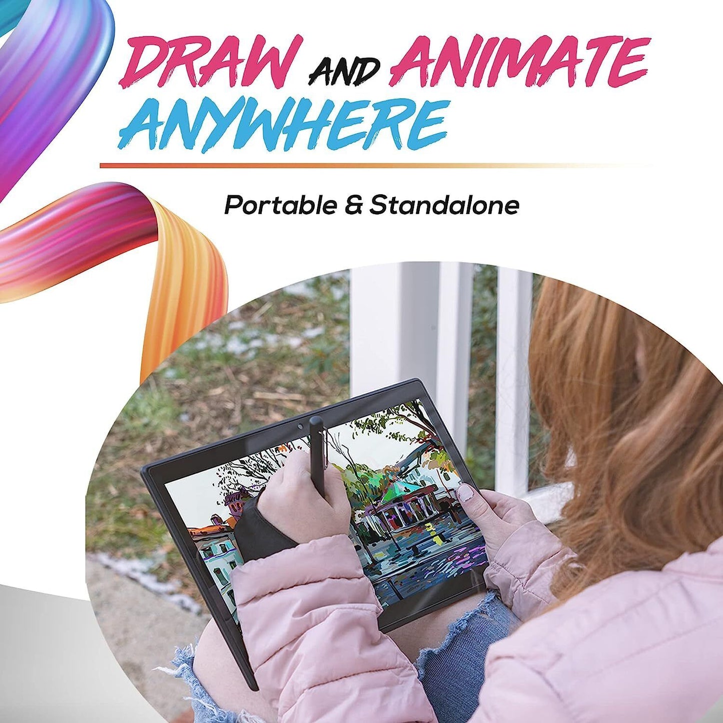 Simbans PicassoTab XL [4 Bonus Items] 11.6 Inch Portable Drawing Tablet with...