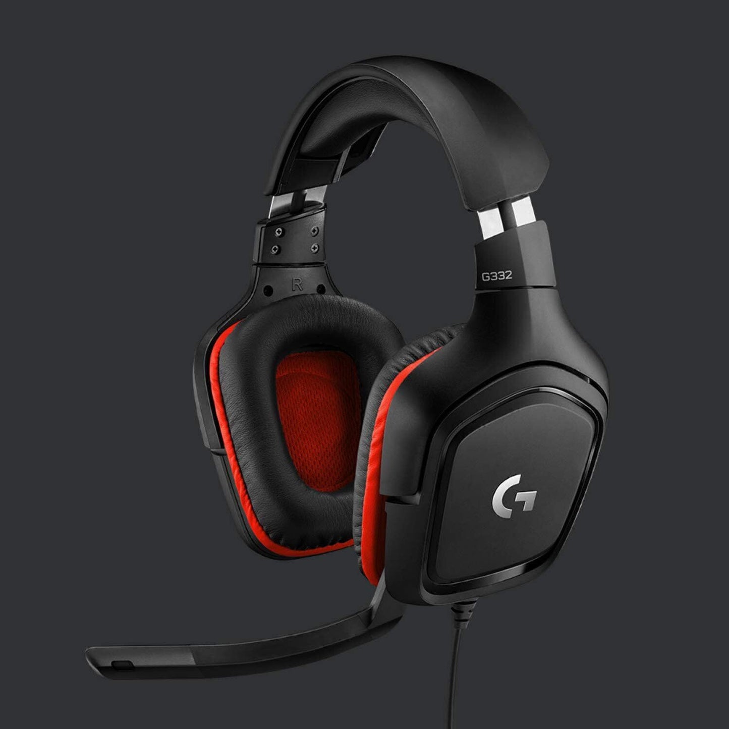 Logitech G332 Black/Red Gaming Headset for Xbox One, PlayStation 4