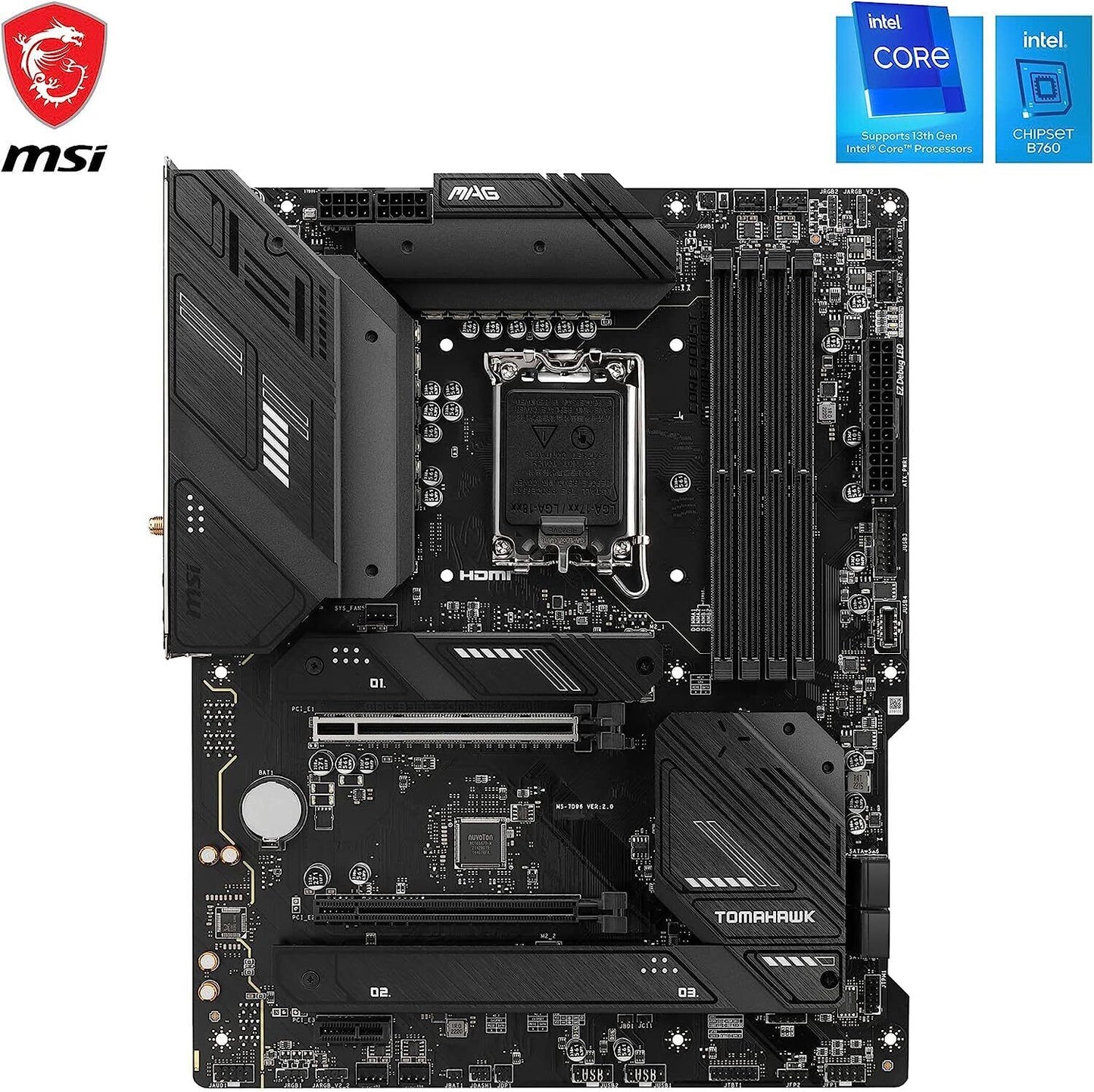 MSI MAG B760 TOMAHAWK WIFI Motherboard