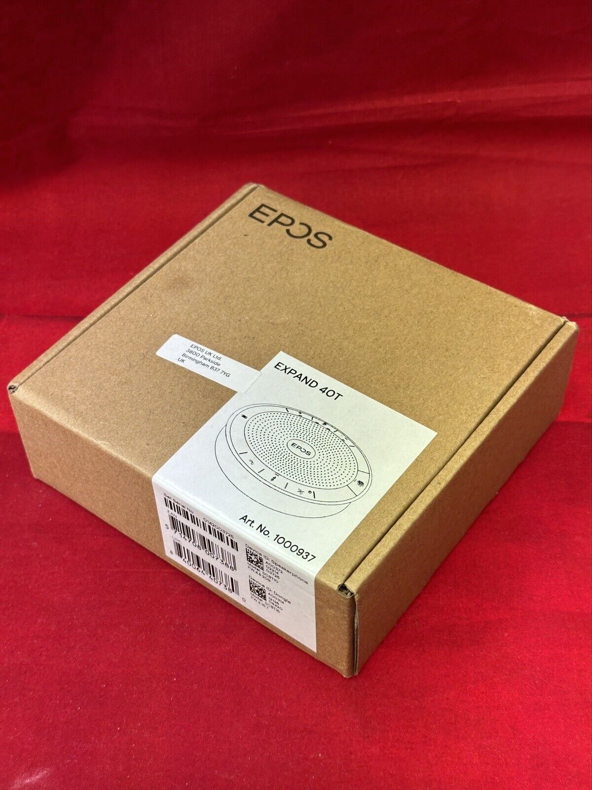 EPOS Speakerphone Expand 40T Black