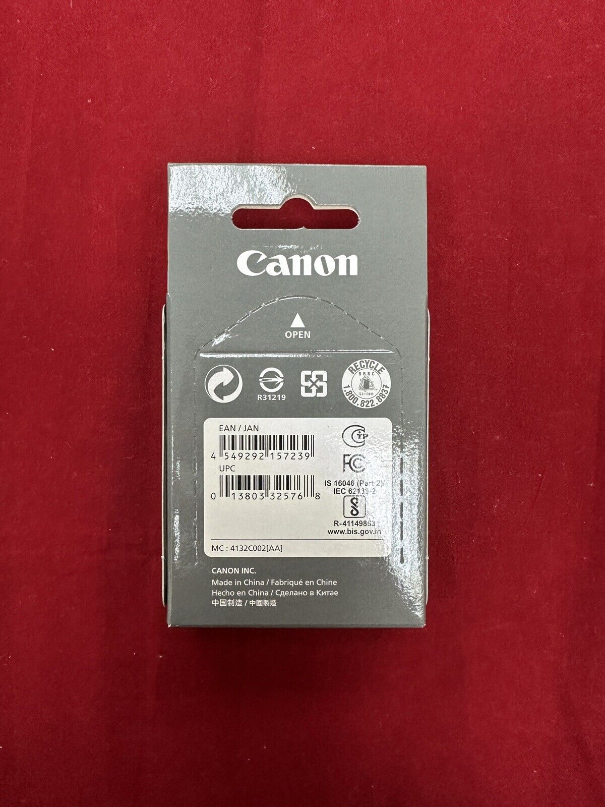 Canon LP-E6NH 2130mAh Rechargeable Battery EOS R5/R6 compatible EOS