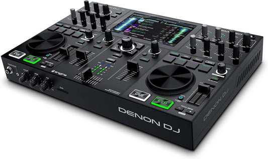 Denon DJ PRIME GO – Portable DJ Controller and Mixer with 2 Decks WIFI Streaming