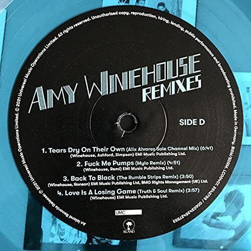 Remixes [Transluent Yellow/Blue Vinyl/RSD 2021] by Amy Winehouse (Record, 2021)