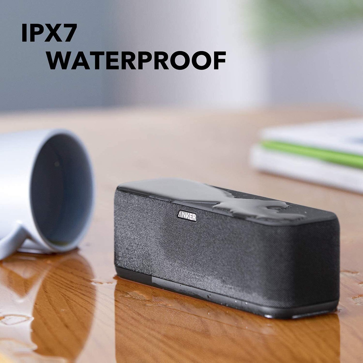 Upgraded, Anker Soundcore Boost Bluetooth Speaker with Well-Balanced Sound