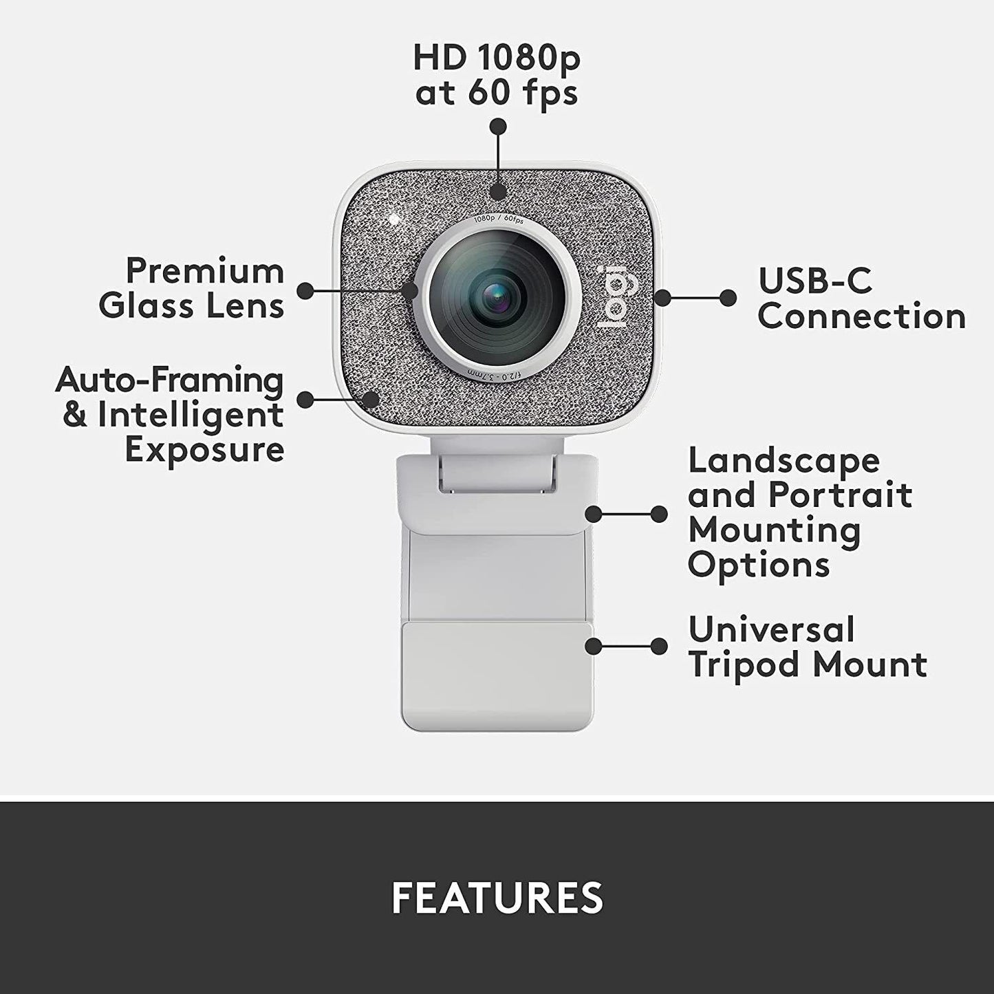 Logitech StreamCam Full HD Webcam - (960001297)