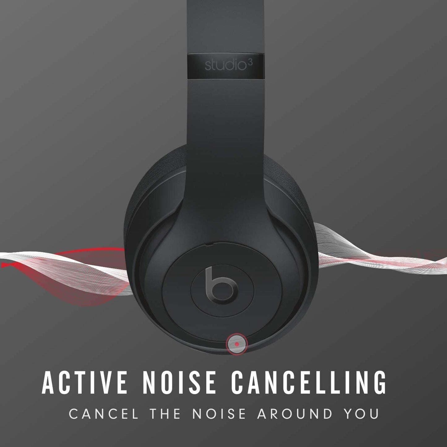 Beats Studio3 Wireless Over the Ear Headphones - Matt Black