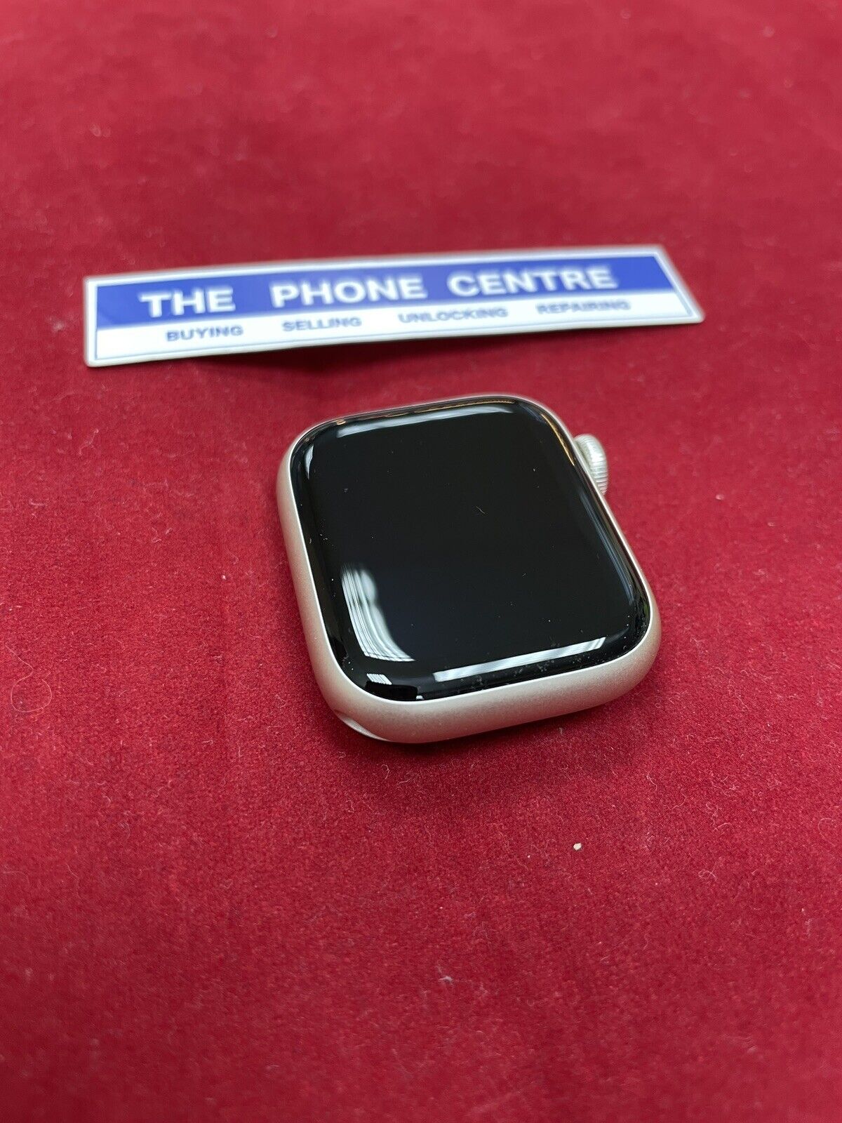 Apple Watch Series 8 GPS 41 MM Starlight Aluminum Case 100% Battery