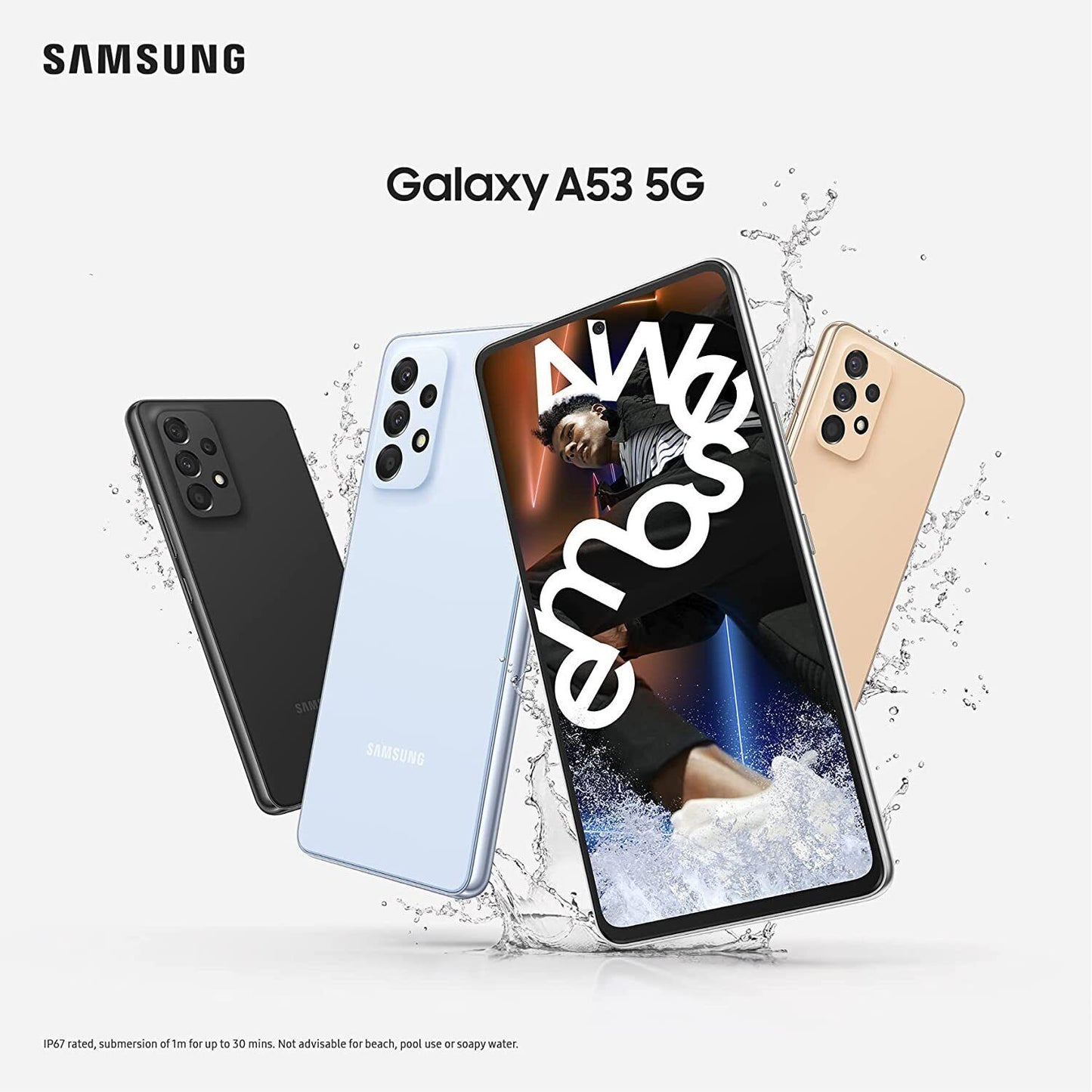 Samsung Galaxy A53 5G SM-A536B/DS - 128GB - Awesome Black (Unlocked)