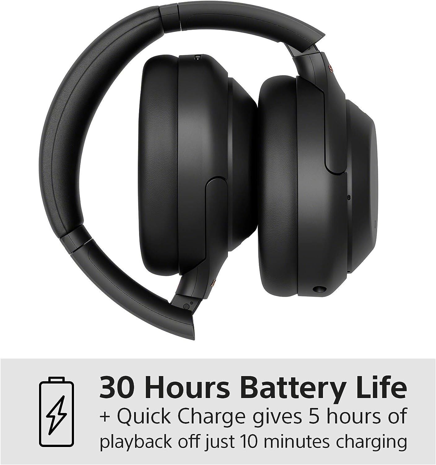 Sony WH-1000XM4 Wireless Over the Ear Headphones - Black