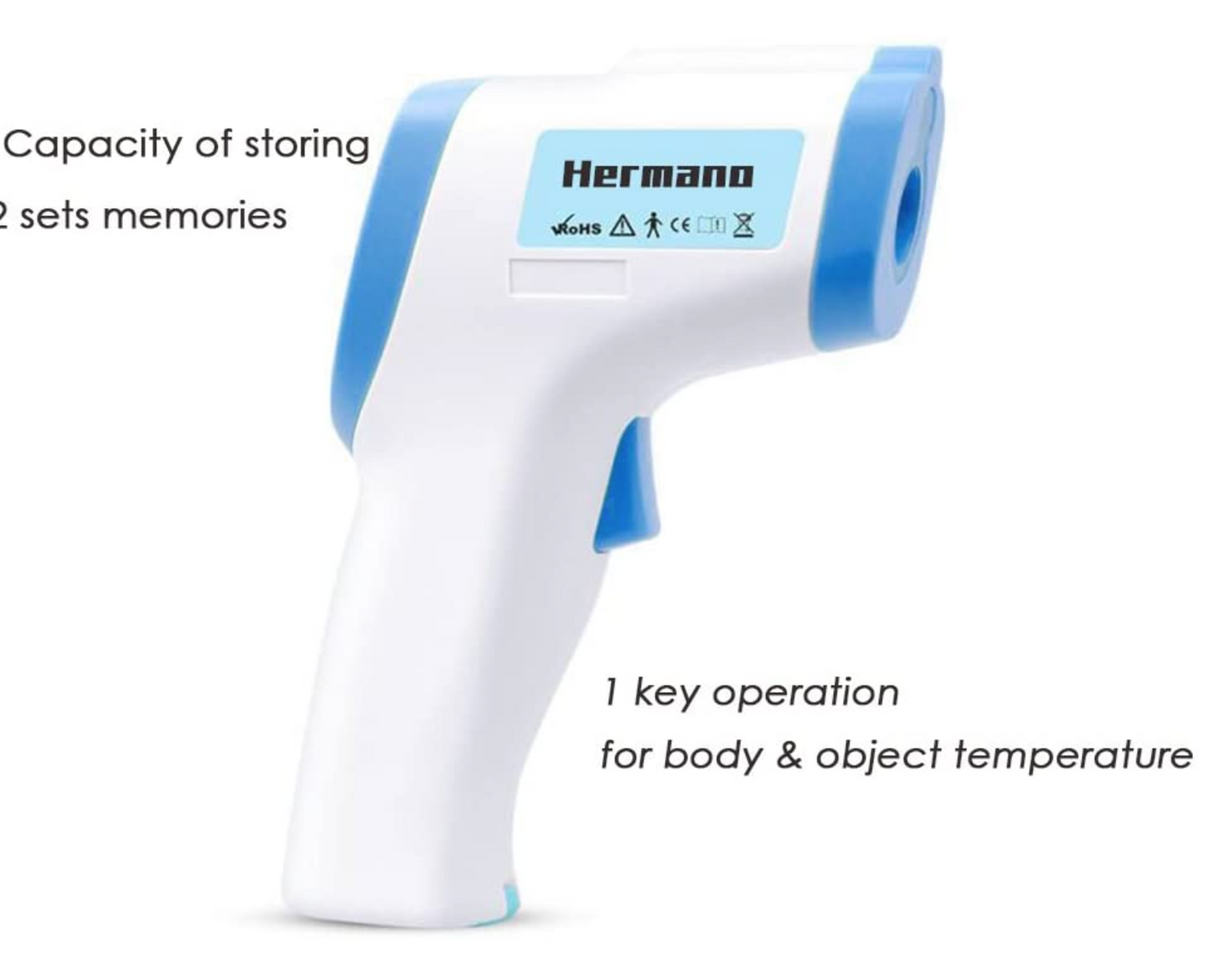 Infrared Thermometer, 5 in 1 Non-Contact Forehead Thermometer for Baby/Kids/Adul