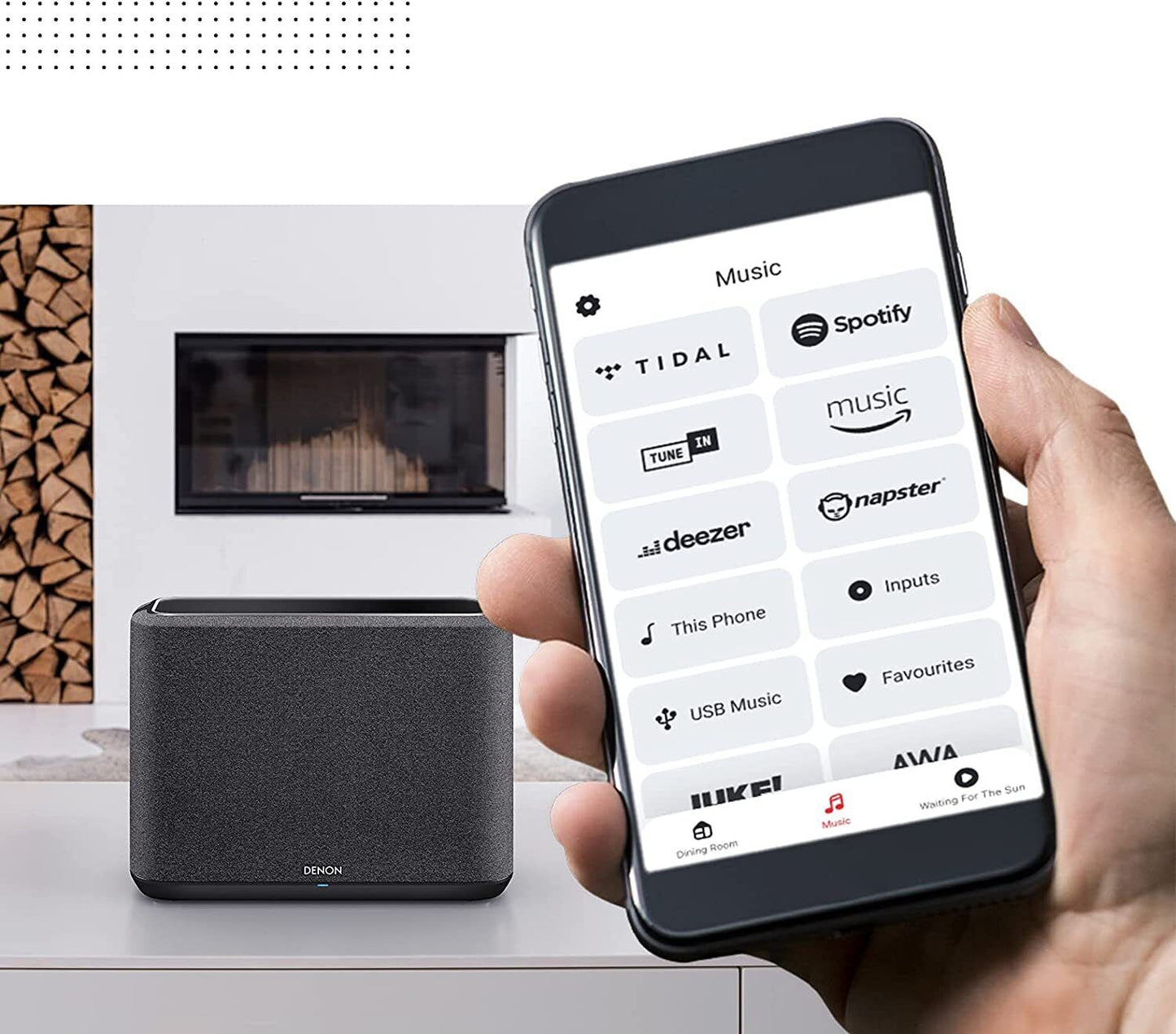 Denon Home 250 Wireless Speaker - Black