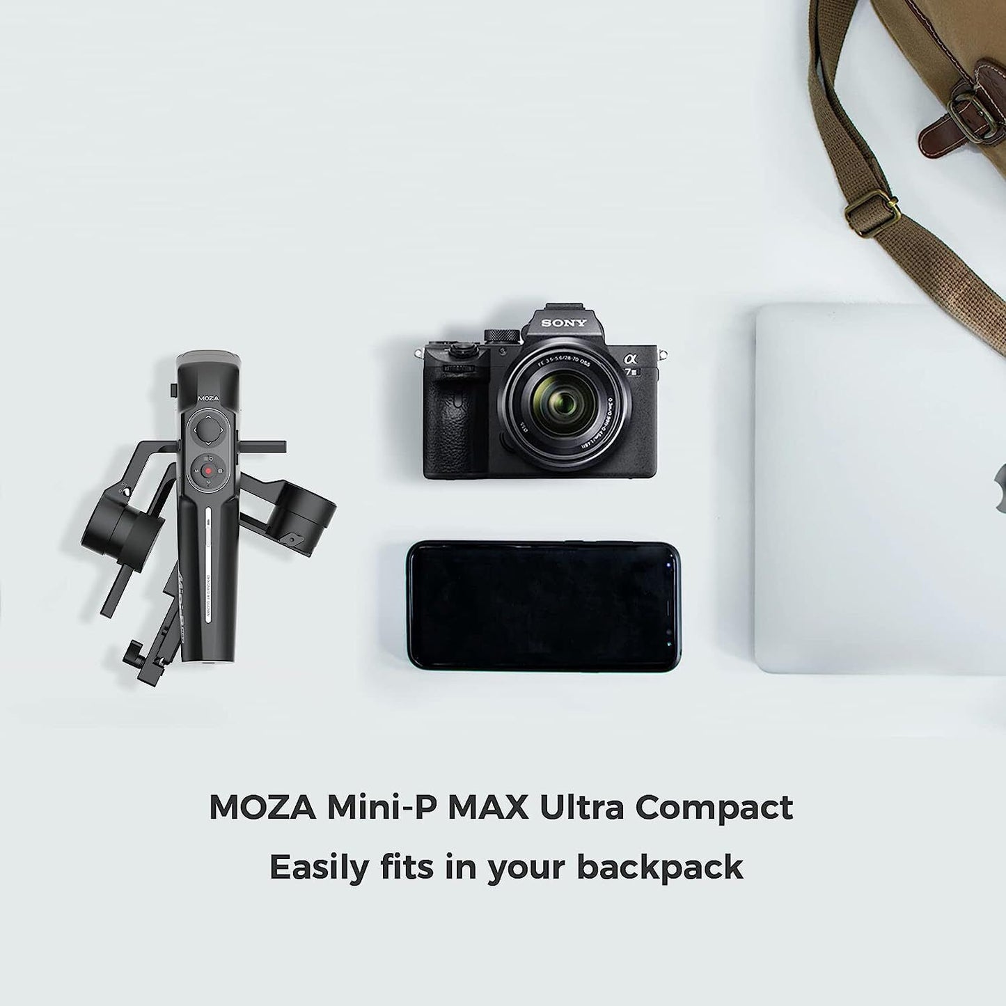 MOZA Mini P MAX Smartphone Gimbal Stabilizer, Foldable 3 Axis for Mirrorless Cam