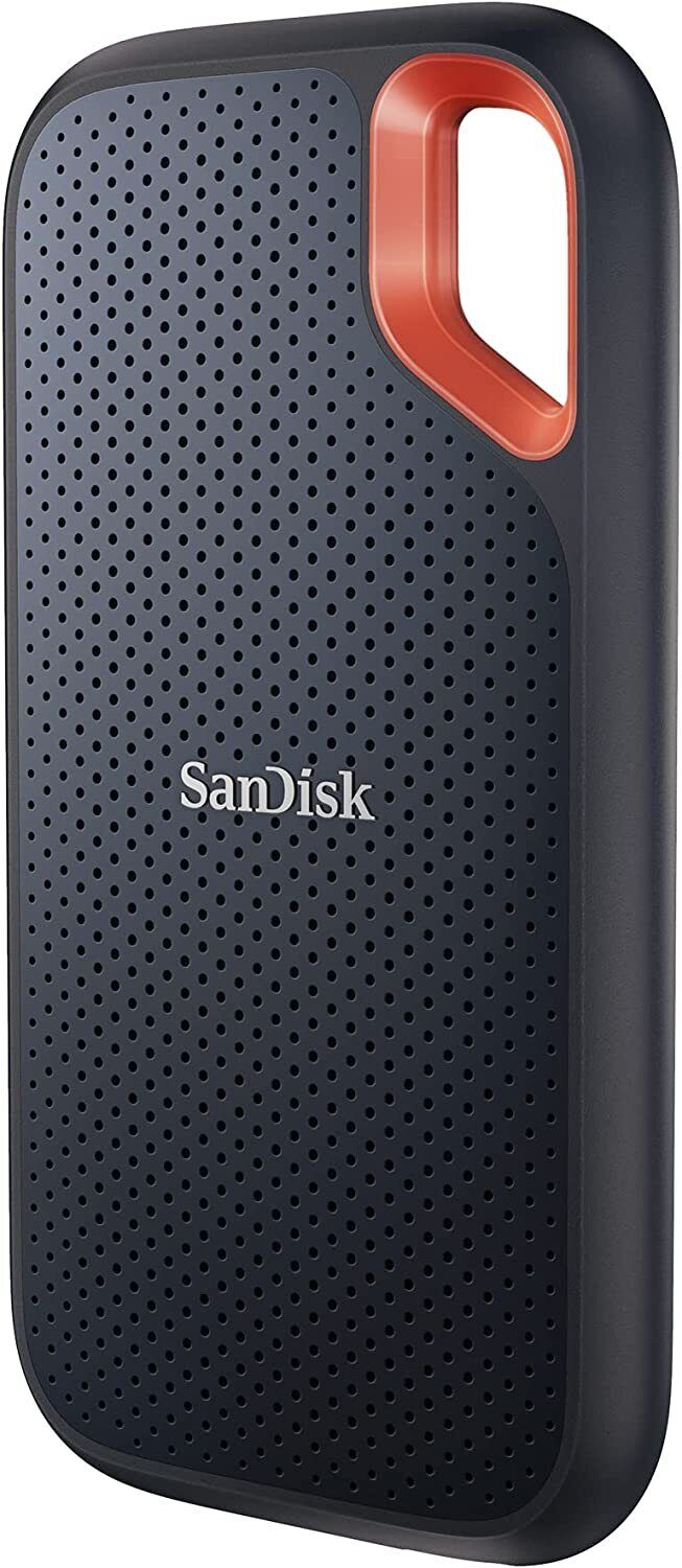 SanDisk Extreme 2TB portable NVMe SSD, USB-C, up to 1050MB/s read & 1000MB/s