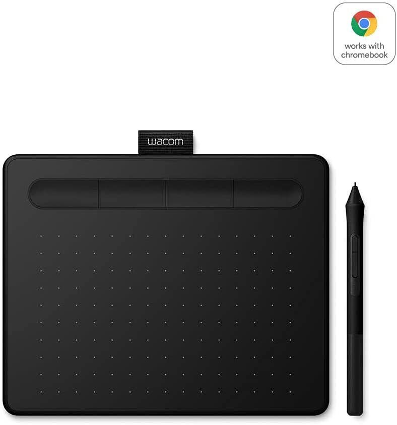 Wacom Intuos S graphic tablet 2540 lpi 152 x 95 mm USB Black CTL-4100K-S