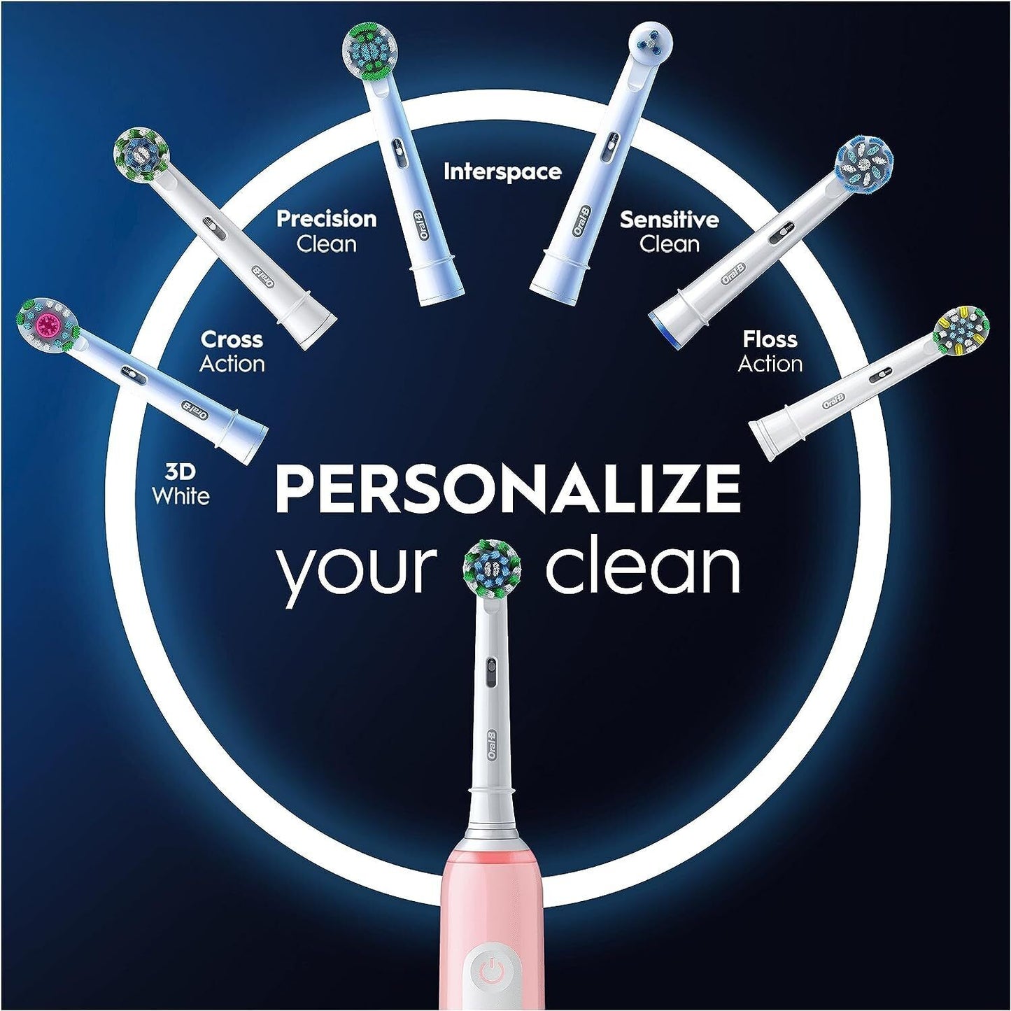Oral-B Pro 3-3500 Electric Toothbrush with Travel Case - Pink