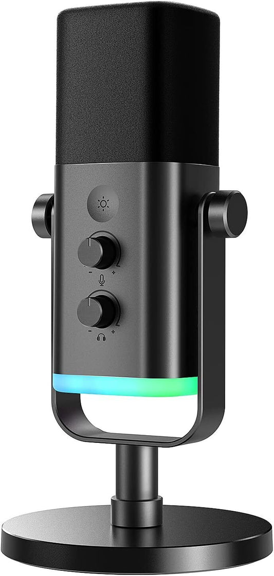 FIFINE XLR/USB-C AM8 Gaming Microphone, Studio Dynamic Streaming Mic, PC
