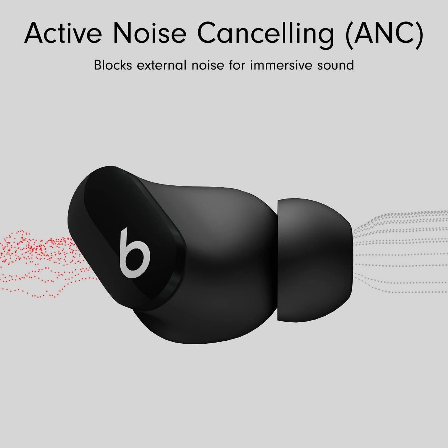 Beats Studio Buds – True Wireless Noise Cancelling Earbuds – IPX4 rating Black