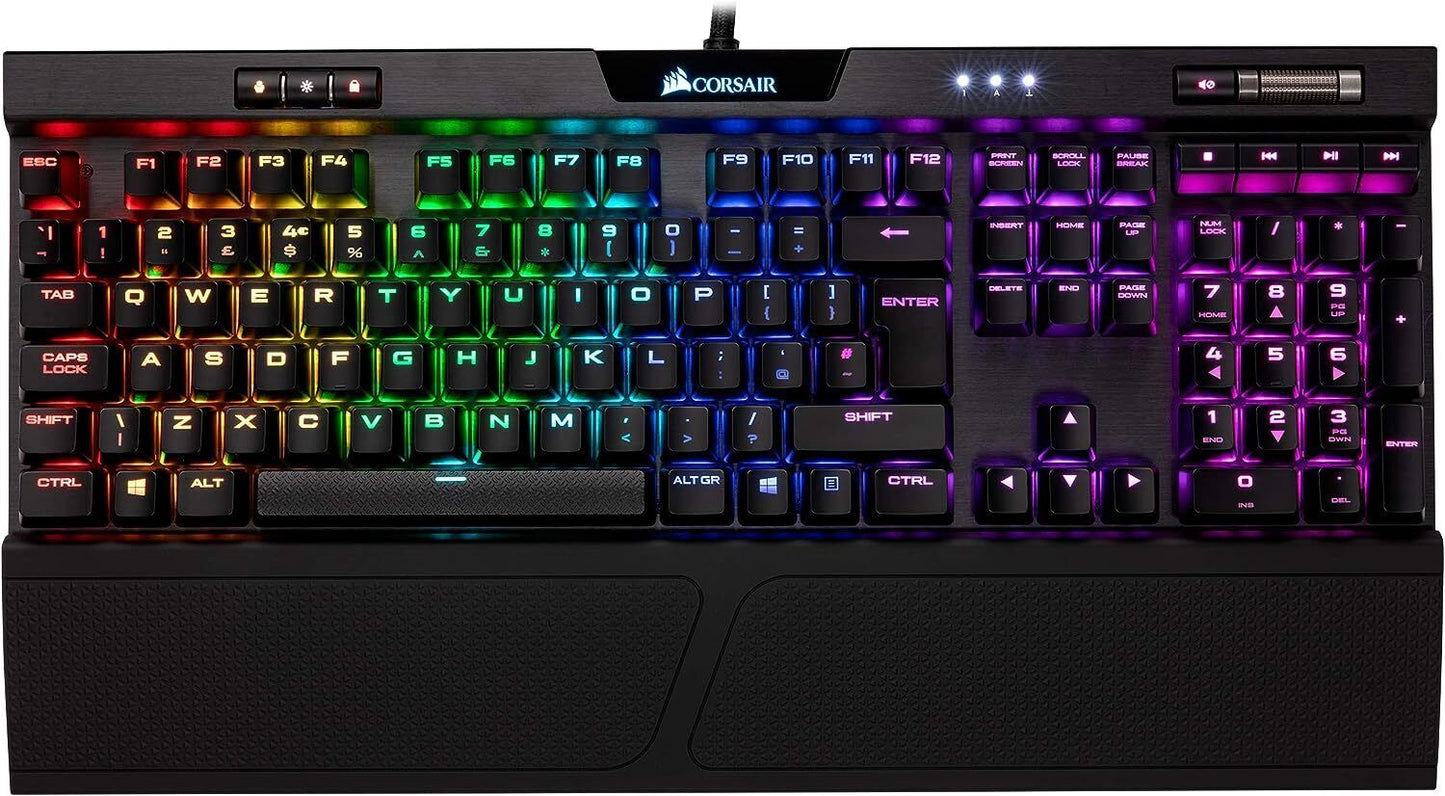 Corsair CH-9109012-UK K70 RGB MK.2 Mechanical Gaming Keyboard - Black