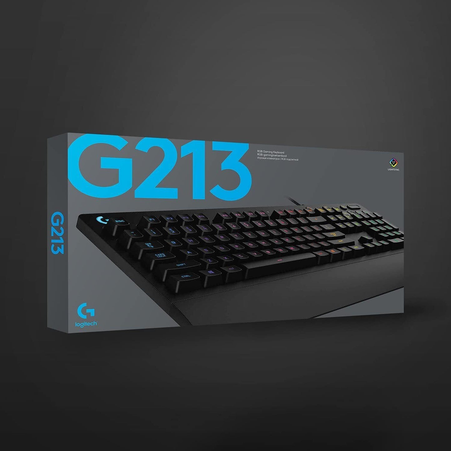 Logitech G213 Prodigy QWERTY UK Layout RGB Gaming Keyboard
