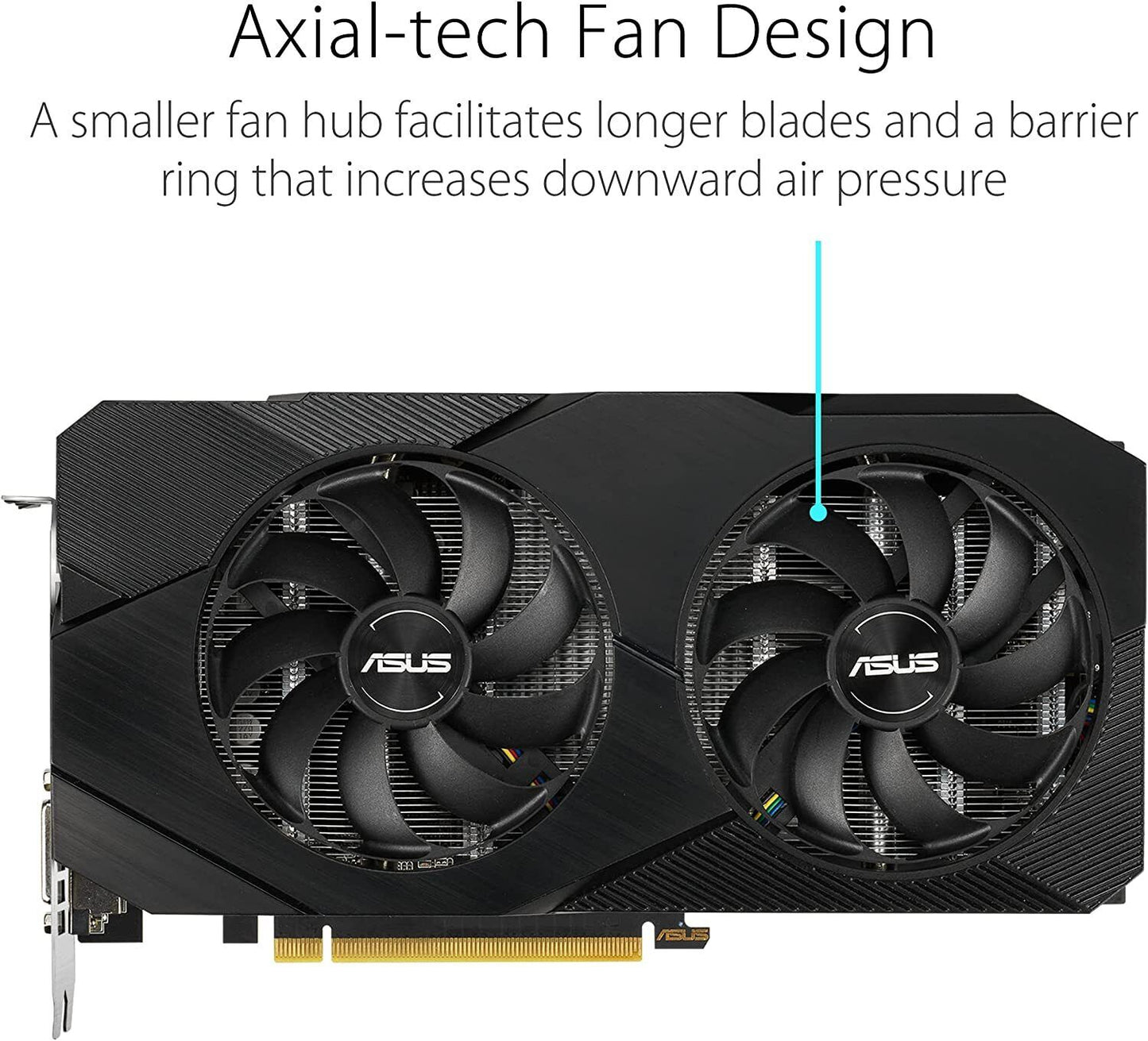 ASUS Dual GeForce RTX 2060 OC 6GB GDDR6 - Graphic Card (90YV0CH2-M0NA00)