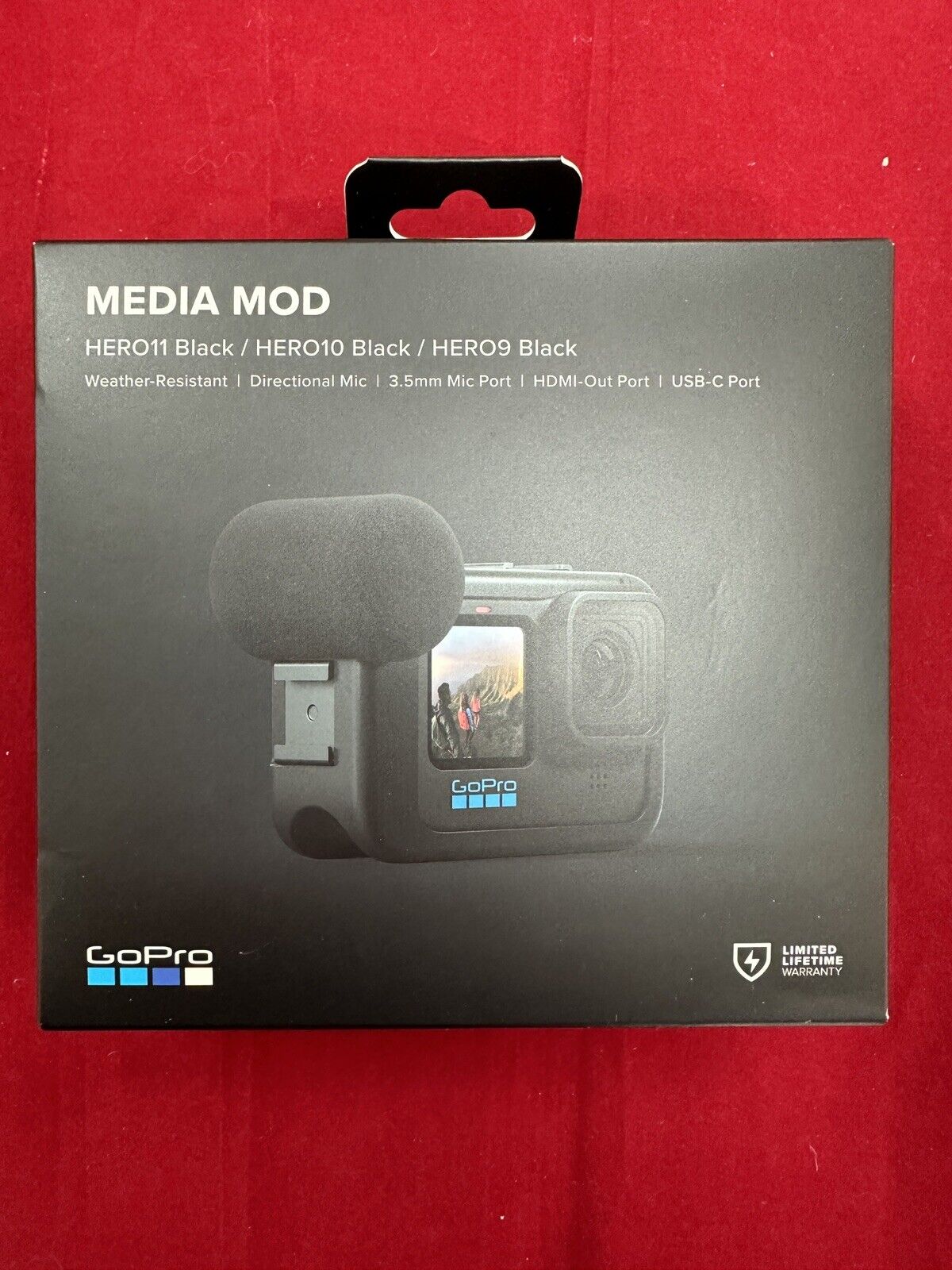 GoPro Media Mod (HERO 11, HERO 10, HERO9 - Black) - GoPro Accessory ADFMD-001