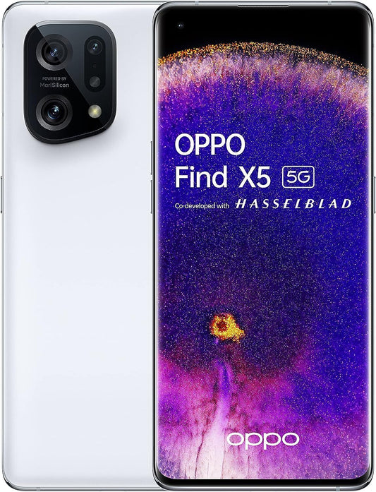 OPPO Find X5 - 256GB - White (Unlocked) (Dual SIM)