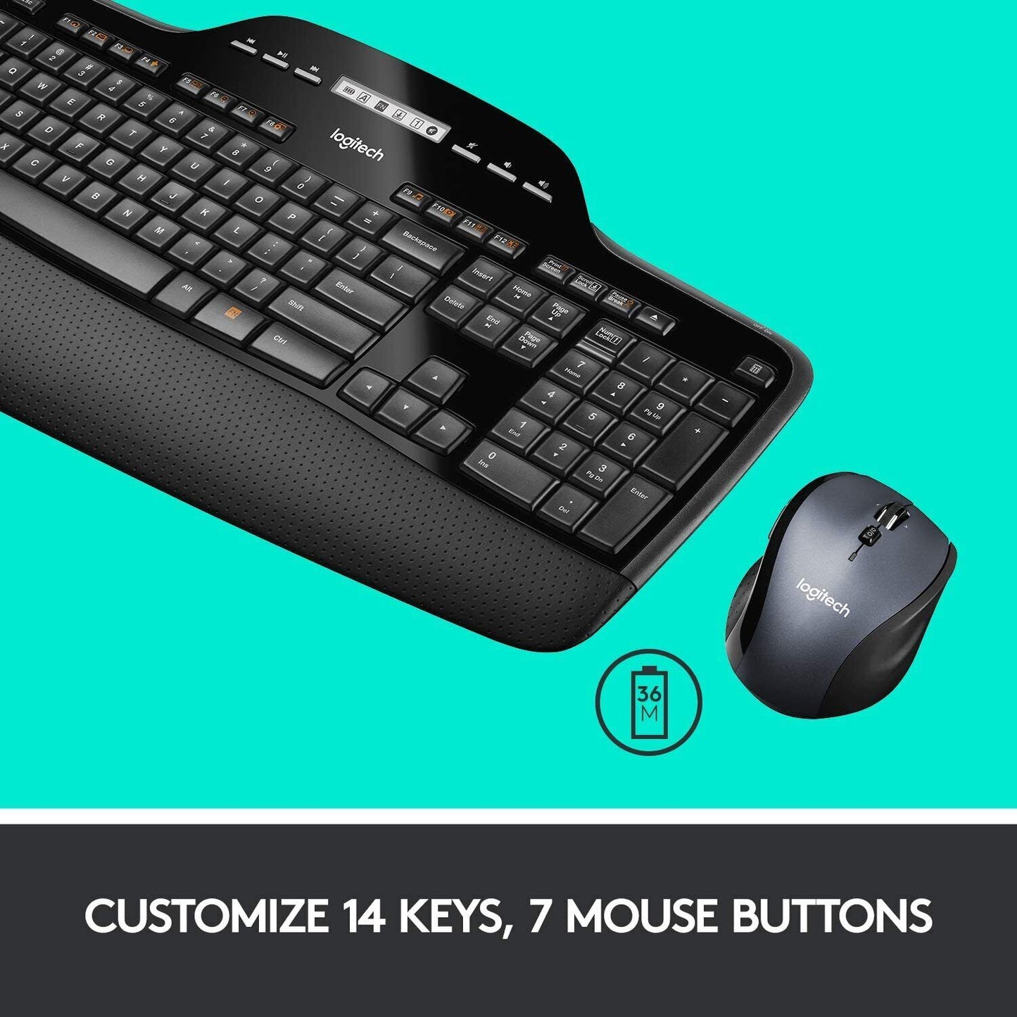 Logitech MK710 (920-002429) Keyboard and Mouse Bundle - Black