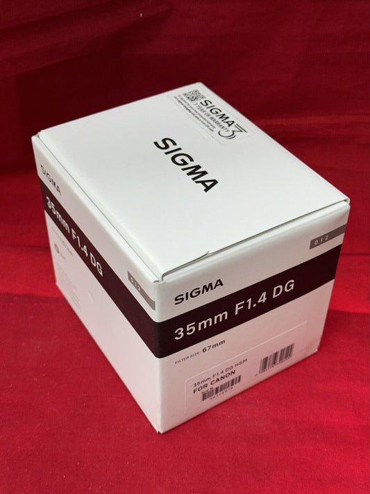 Sigma 340101 35mm F1.4 DG HSM Lens for Canon, Black