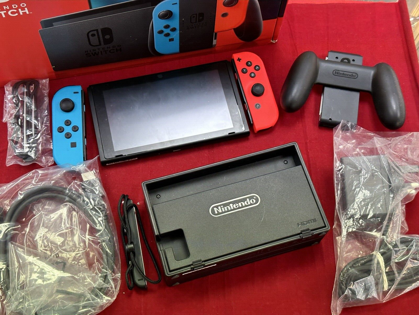 Nintendo Switch Console - Neon with improved battery