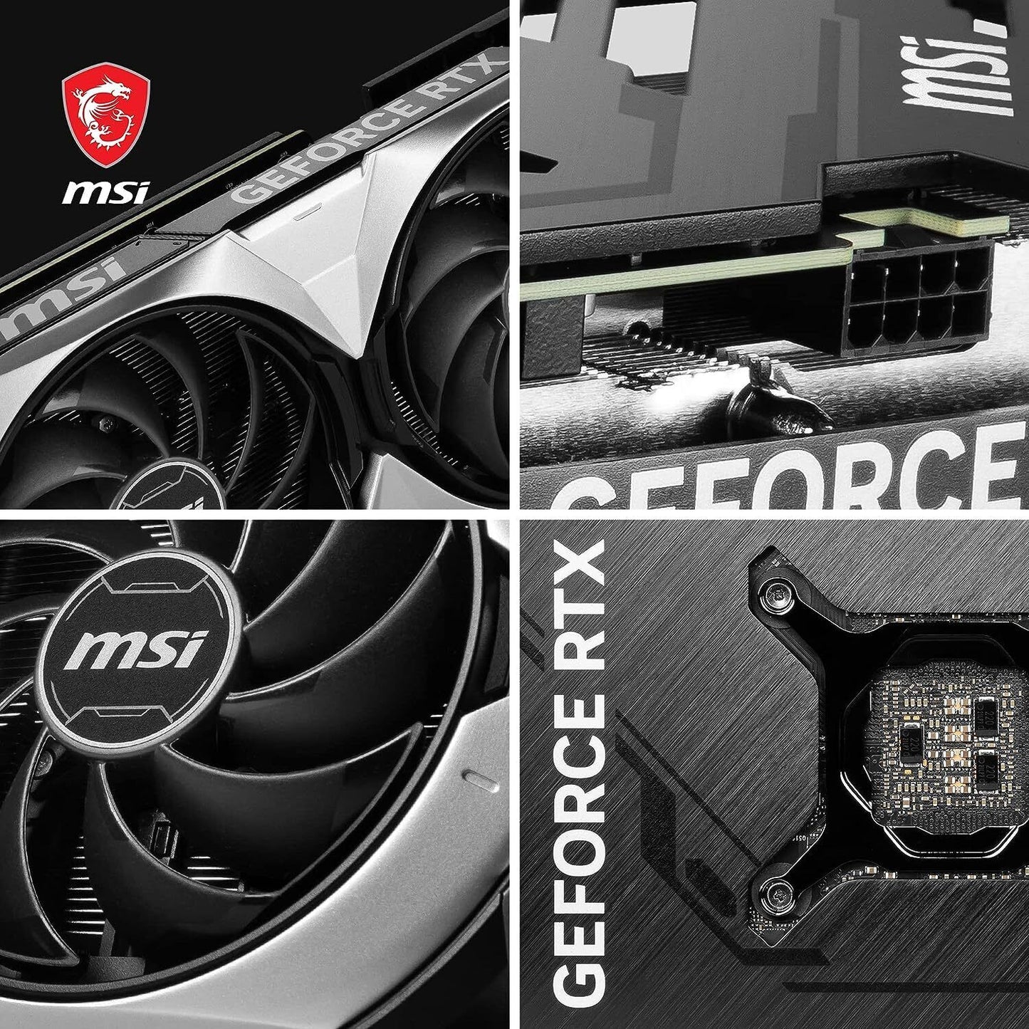 MSI Nvidia GeForce RTX 4070 12GB VENTUS 2X OC Graphics Card