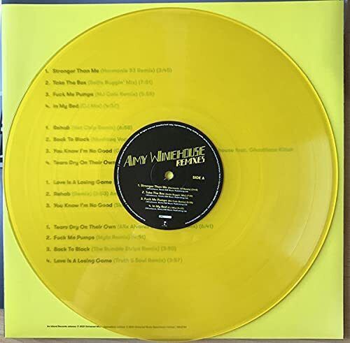 Remixes [Transluent Yellow/Blue Vinyl/RSD 2021] by Amy Winehouse (Record, 2021)