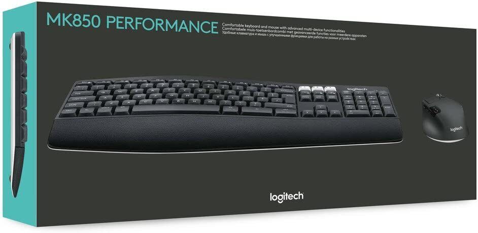 LOGITECH MK850 WIRELESS & BLUETOOTH KEYBOARD & MOUSE UK LAYOUT NEW SEALED