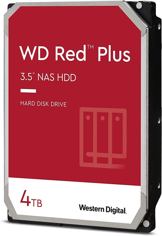 Western Digital Red Plus (5400RPM, 3.5", SATA III, 128MB Cache) 4TB Internal...