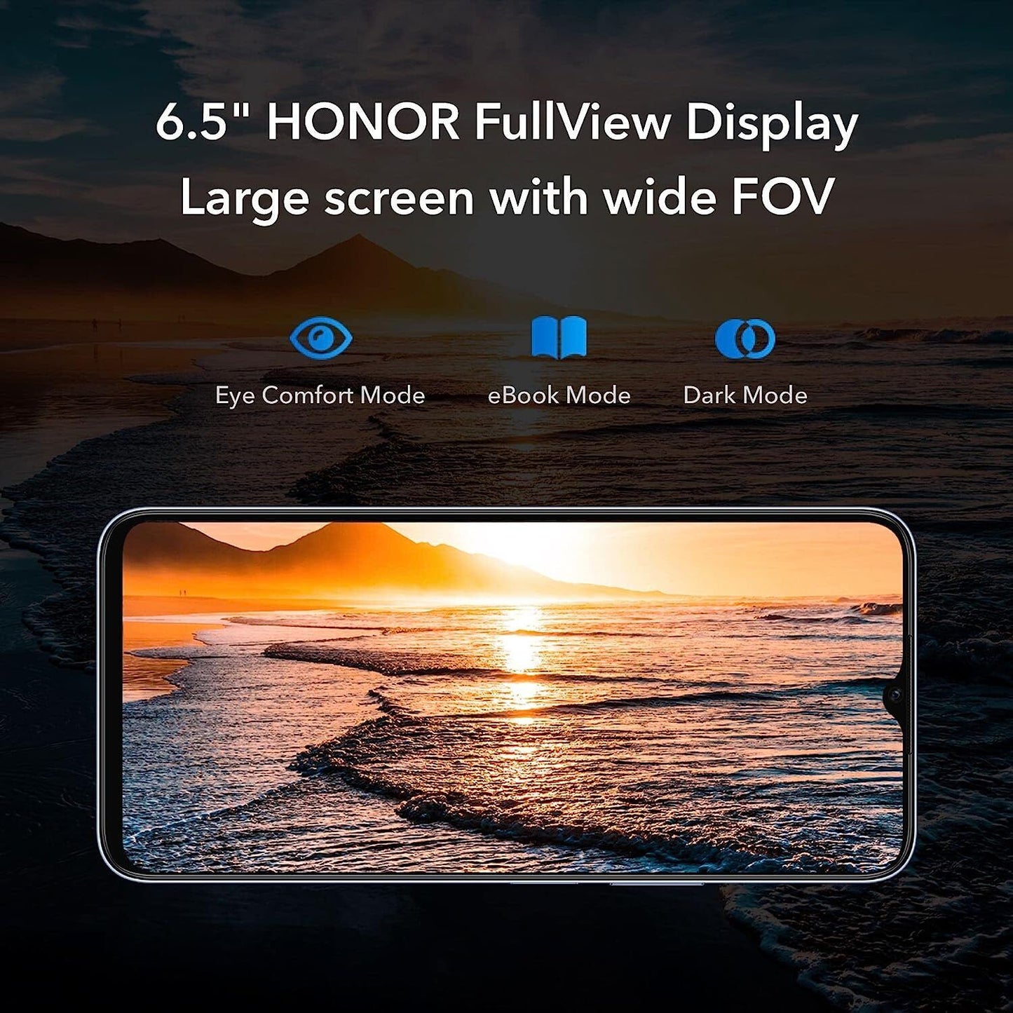 HONOR X6 Mobile Phone, 6.5 Inch Dual SIM Unlocked Smartphone
