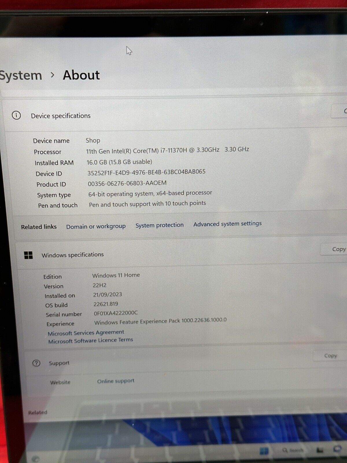 Microsoft Surface Laptop Studio 14.4" (512GB SSD, Intel Core i7-11370H 16GB Ram