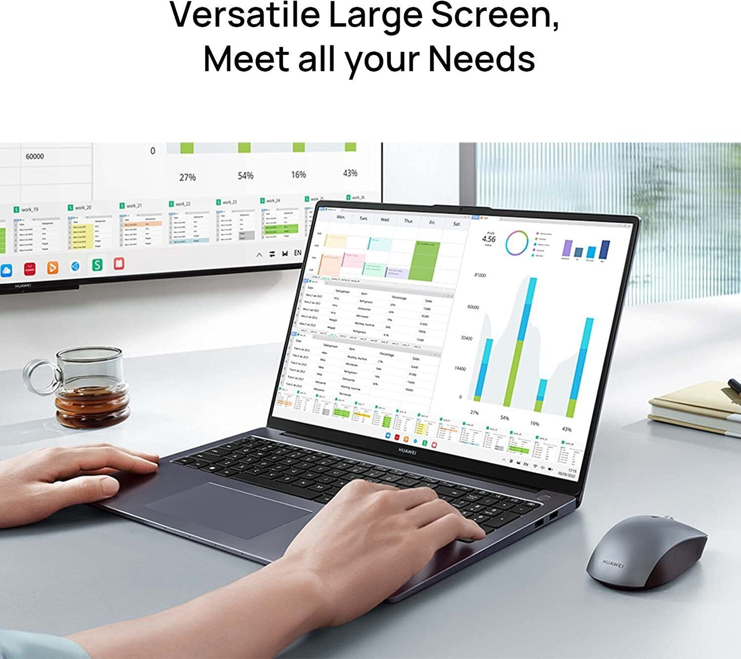 HUAWEI MateBook D 16" (512GB SSD, Intel Core i5 12th Gen., 4.40 GHz, 8GB) Laptop