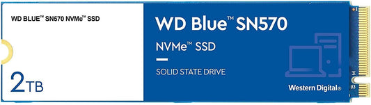 WD Blue SN570 2TB High-Performance M.2 PCIe NVMe SSD, with up to 3500MB/s read s