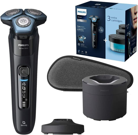 Philips Shaver Series 7000 Wet and Dry Electric Shaver with Steel Precision Blad