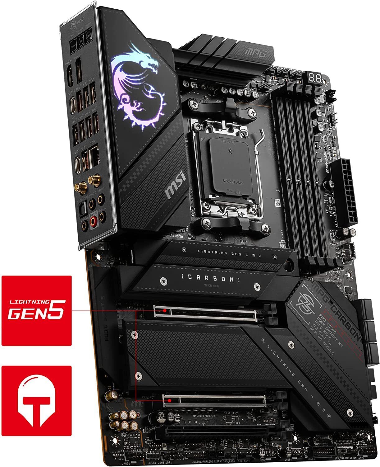 MSI MPG X670E CARBON WIFI Motherboard, ATX