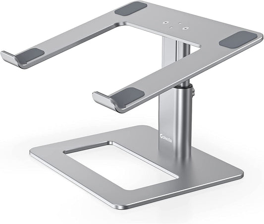 GOKEDA Lap Desk Laptop Stand for Desk, Aluminum Portable Ventilated 11-17"