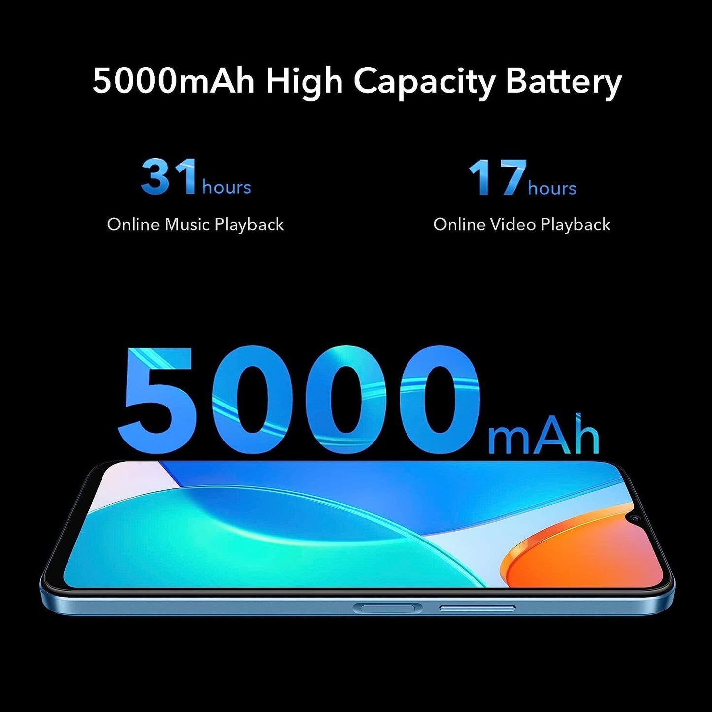 HONOR X6 Mobile Phone, 6.5 Inch Dual SIM Unlocked Smartphone