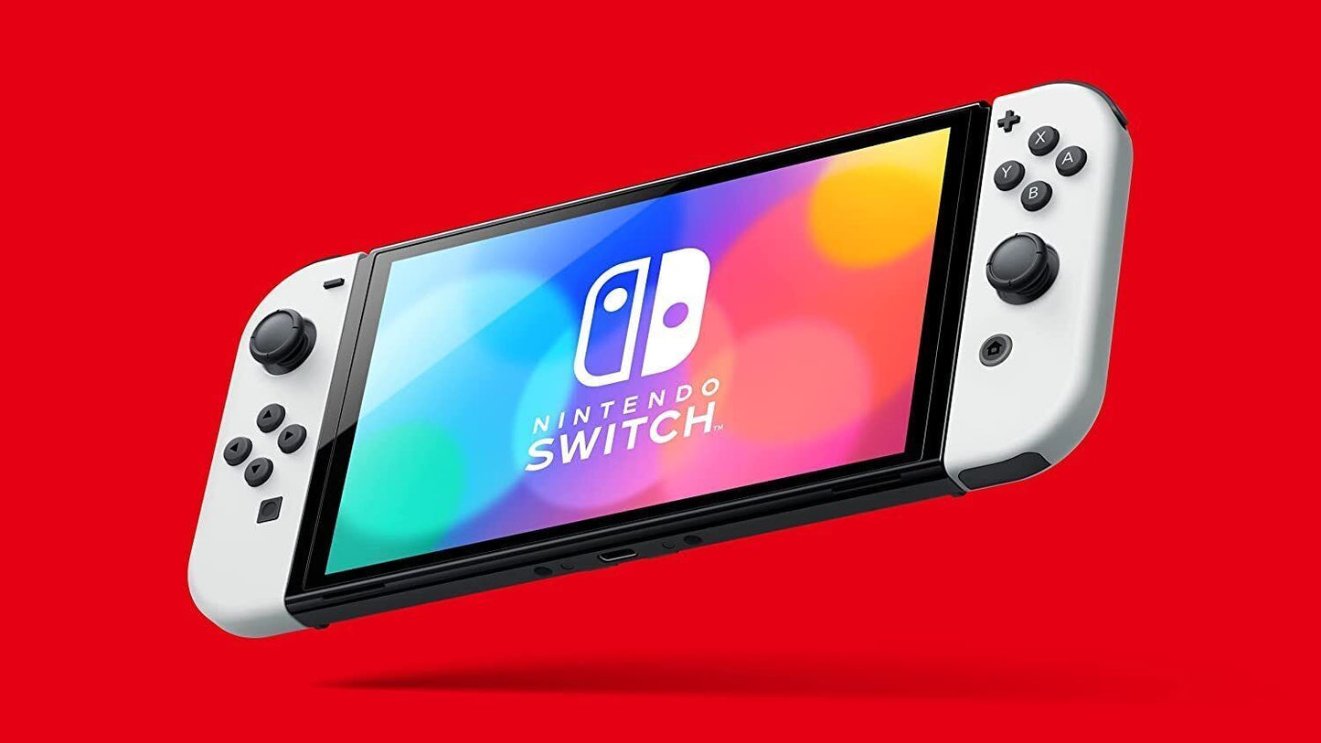 Nintendo Switch OLED Model HEG-001 Handheld Console - 64GB - White