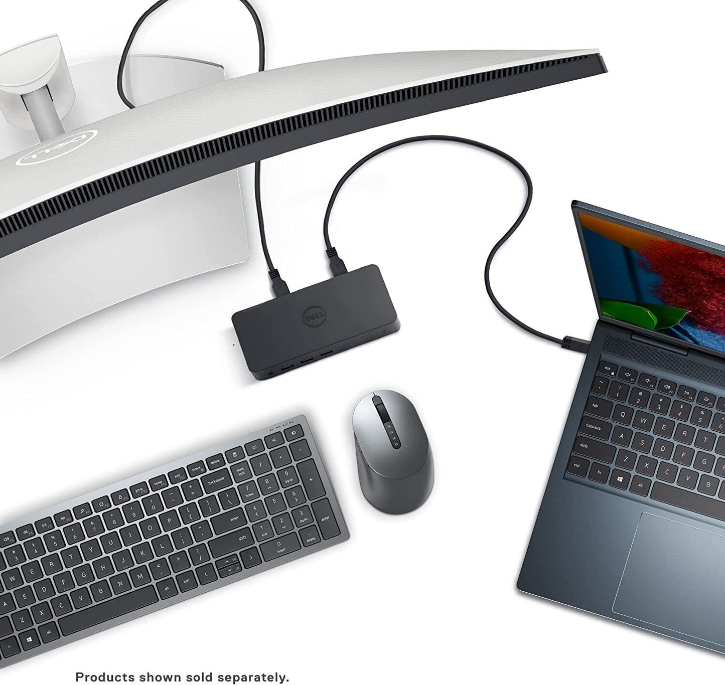 Dell D3100 Docking Station, USB 3.0 Ultra HD Triple Video (DisplayPort, 2x HDMI