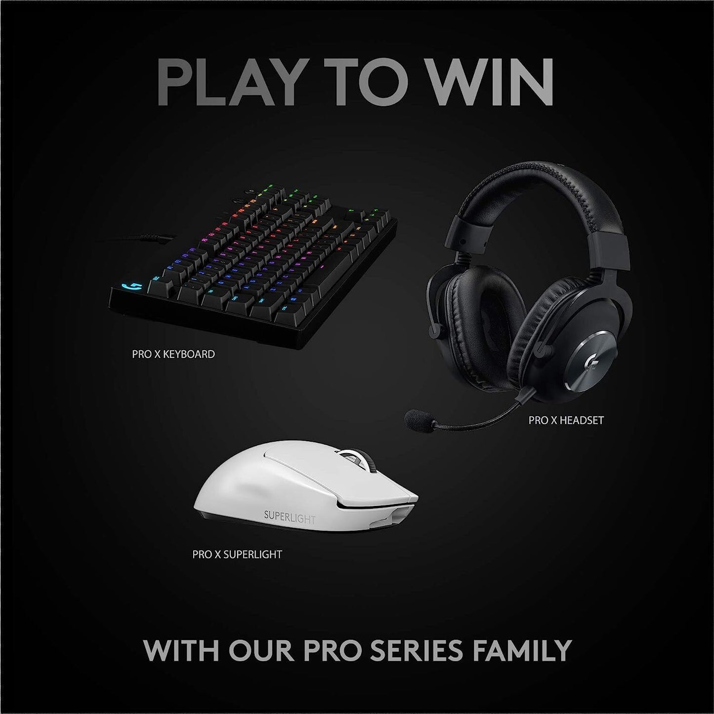 Logitech G PRO X SUPERLIGHT Wireless Gaming Mouse, HERO 25K Sensor