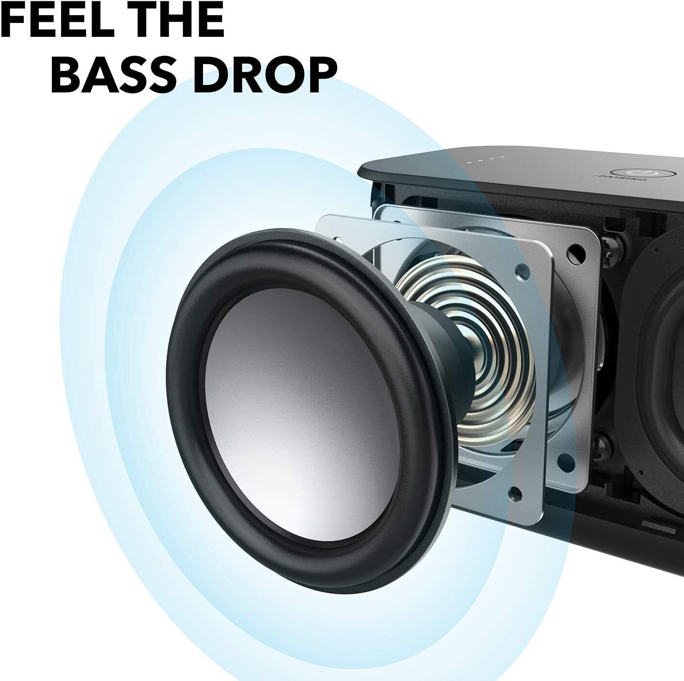 Upgraded, Anker Soundcore Boost Bluetooth Speaker with Well-Balanced Sound