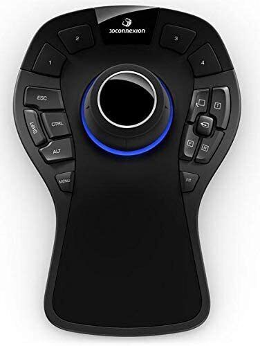 3Dconnexion SpaceMouse Pro 3DX-700040 Professional 3D Mouse, Black