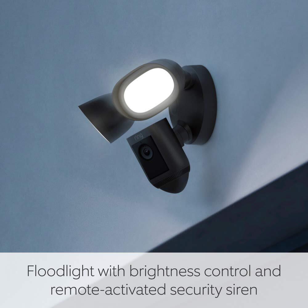 Ring Floodlight Cam Wired Pro by Amazon | Outdoor Security Camera with HDR